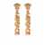 Versace Versace La Medusa Logo Drop Earrings Gold