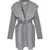 Tory Burch Tory Burch Wool Hooded Coat GREY