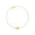 Tory Burch Tory Burch Kira Flower Bracelet Gold