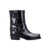 Valentino Garavani Valentino Garavani Rockstud Leather Biker Ankle Boots Black