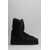 Mou Mou Eskimo 24 Low Heels Ankle Boots Black