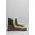 Mou Mou Eskimo 18 Low Heels Ankle Boots GREEN