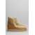 Mou Mou Eskimo 18 Low Heels Ankle Boots Beige