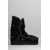 Mou Mou Eskimo 24 Low Heels Ankle Boots Black