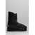 Mou Mou Eskimo 24 Low Heels Ankle Boots Black