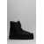 Mou Mou Eskimo 18 Low Heels Ankle Boots Black