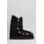 Mou Mou Eskimo 24 Low Heels Ankle Boots Black