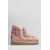 Mou Mou Eskimo 18 Low Heels Ankle Boots Pink