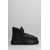 Mou Mou Eskimo Sneaker Bold Low Heels Ankle Boots Black