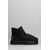 Mou Mou Eskimo Sneaker Bold Low Heels Ankle Boots Black