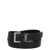 Saint Laurent Saint Laurent Black Leather Cassandre Belt Black