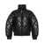 Emporio Armani Emporio Armani Leather Effect Bomber Jacket Black