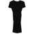 Stella McCartney Stella McCartney Short-Sleeved Midi Dress Black