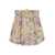 ZIMMERMANN Multicolor Belted Shorts With All-Over Floreal Print In Linen Woman MULTICOLOR