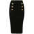 Balmain Balmain Buttoned Knit Midi Skirt Clothing Black