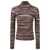 MISSONI BEACHWEAR Missoni Striped High-Neck Sweater POWDER