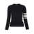 Thom Browne Thom Browne Milano Stitch Classic Crew Neck Pullover NAVY