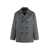 Jil Sander Jil Sander Double-Breasted Wool Coat GREY