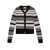 Ganni Ganni Stripe Cardigan Black