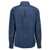 Brunello Cucinelli Brunello Cucinelli 'Shiny Tab' Shirt BLUE