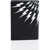 Neil Barrett Leather Fair-Isle Thunderbolt Passport Holder Black