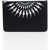 Neil Barrett Leather Pouch With Contrast Print Black