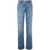 Versace Versace Pant Denim Laser Stone Wash Baroque Series Denim Fabric With Special Treatment Clothing BLUE