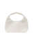 Marc Jacobs 'The Sack' White Shoulder Bag With Embossed Logo In Hammered Leather Woman WHITE