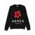 Kenzo Kenzo Boke Flower Crewneck Sweater In White Wool Black