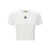 Fendi Fendi 'Fendi' Cropped T-Shirt WHITE