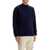 Stone Island Brushed Wool Blend Pullover Sweater BLEU MARINE