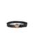 Versace Versace Leather Medusa Belt Black