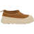 UGG Leather Tasman Weather Hybrid Sabot CHESTNUT / WHITECAP