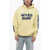 APRES SURF Fleeced Cotton Hoodie With Bandana Motif Yellow