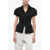 Dior Wrinkled Effect Shirt With Short Sleeves Black