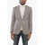 CORNELIANI Cc Collection Geometric Patterned Virgin Wool Blazer Multicolor