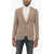 CORNELIANI Cc Collection Single-Breasted Reward Windowpane Check Blazer Beige