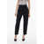 Dior Wool-Blended Pleated Pants With Belt Black