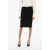 Saint Laurent Wool Pencil Skirt Black