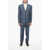 CORNELIANI Side Vents Notch Lapel No Hem 3-Button Suit Blue