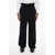 Alexander McQueen 4-Pocketed Straight Fit Pants With Satin Details Black