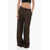 SPORTMAX Wool Tenda Pants With Large Fit Brown