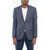 CORNELIANI Cc Collection District Check Virgin Wool Blend Blazer Blue