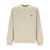 JACQUEMUS 'Le Sweatshirt Gros-Grain' Beige Sweatshirt With Logo Patch In Cotton Man Beige