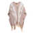 Fay TWO-TONE PONCHO WITH HOOK Beige