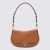 Valentino Garavani Valentino Garavani Brown Leather Ovhal Shoulder Bag ALMOND BEIGE