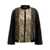 Alberta Ferretti Alberta Ferretti Sequin Satin Bomber Jacket Black