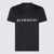 Givenchy Givenchy Black Cotton Logo T-Shirt Black