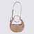 Chloe Chloé Pink Leather Bracelet Hobo Bag Brown