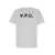 A.P.C. White Oversized T-Shirt With Apc Print In Cotton Man WHITE